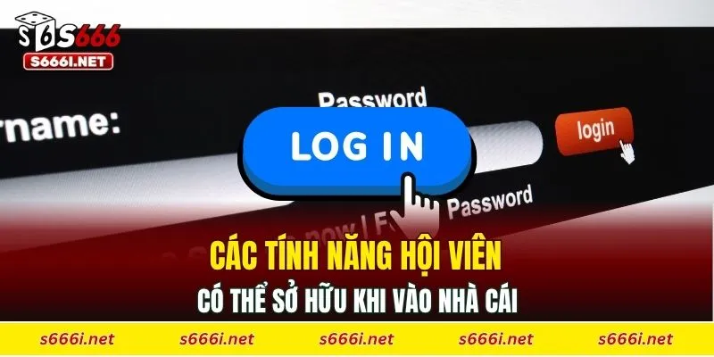 Các tính năng hội viên có thể sở hữu khi vào nhà cái